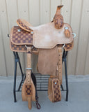 #2388 14.5" Corriente Team Roping Saddle