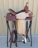 #2393 14" Corriente Barrel Saddle