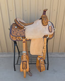 #2737 16" Corriente Team Roping Saddle