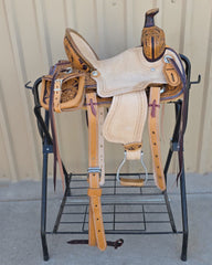 #2763 12" Corriente Youth Buckaroo Association Saddle