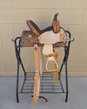 #2774 10" Corriente Youth Kids Barrel Saddle