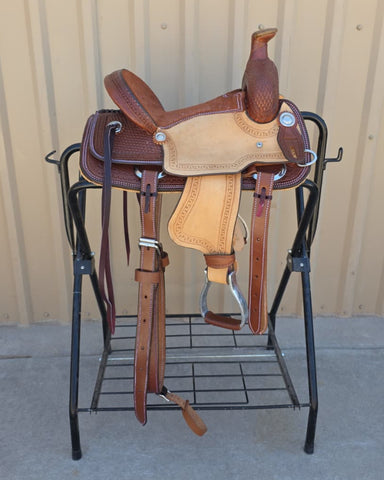 #2788 12" Corriente Youth Kids Roping Saddle