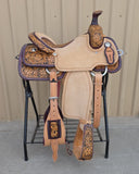 #2798 15" Corriente Team Roping Saddle