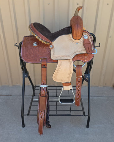 #2800  12.5" Corriente Barrel Saddle