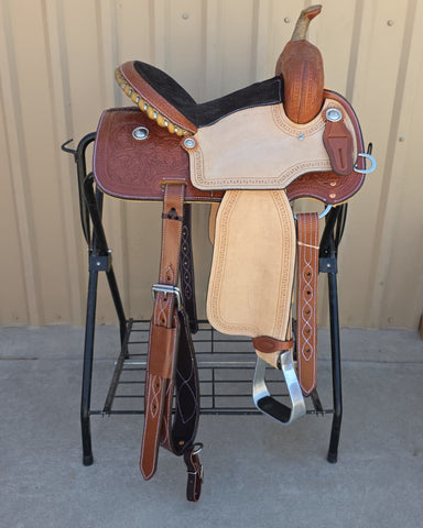 #2802  13.5" Corriente Barrel Saddle