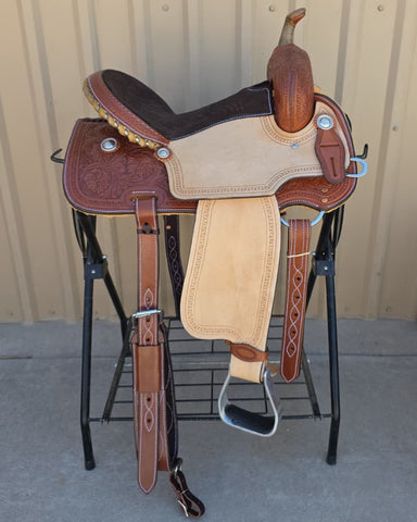 #2804 15" Corriente Barrel Saddle