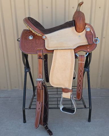 #2805 16" Corriente Barrel Saddle