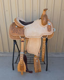 #2810 16" Corriente Team Roping Saddle