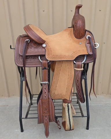 #2822 14.5" Corriente Ranch Cutting Saddle