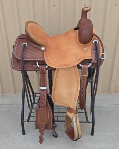 #2826 16" Corriente Association Ranch Saddle