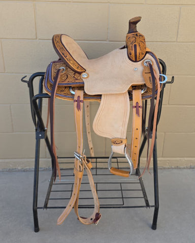 #2831 12" Corriente Youth Buckaroo Association Saddle