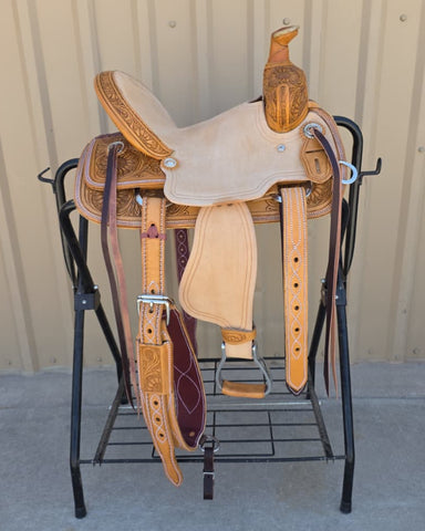 #2833 12" Corriente Youth Buckaroo Association Saddle