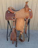#2836 15.5" Corriente Team Roping Saddle