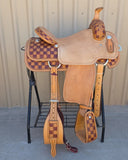 #2842 16" Corriente Team Roping Saddle