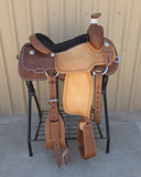 #2860 15" Corriente Calf Roping Saddle