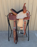 #2866  12.5" Corriente Barrel Saddle