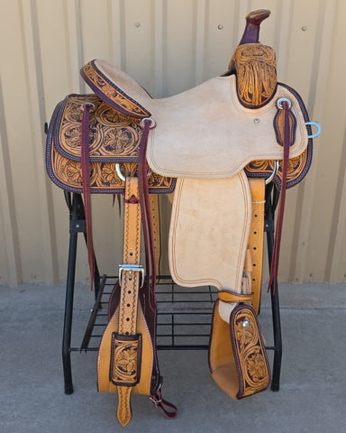 #2873 15" Corriente Association Ranch Saddle