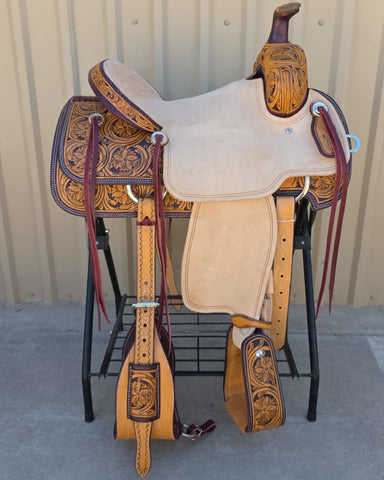 #2874 15.5" Corriente Association Ranch Saddle