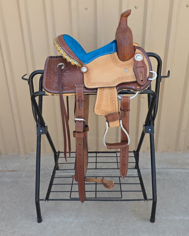 #2877 10" Corriente Youth Kids Barrel Saddle