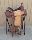 #2882 14.5" Corriente Team Roping Saddle