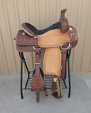 #2884 15.5"  Corriente Team Roping Saddle