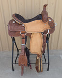#2885 16" Corriente Team Roping Saddle