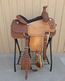 #2887 14" Corriente Team Roping Saddle