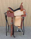 #2869  14" Corriente Barrel Saddle