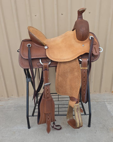 #2890 16" Corriente Association Ranch Saddle