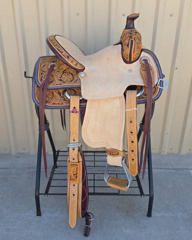 #2896 13" Corriente Youth Buckaroo Association Saddle