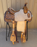 #2898 14.5" Corriente Team Roping Saddle