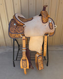 #2901 16" Corriente Team Roping Saddle
