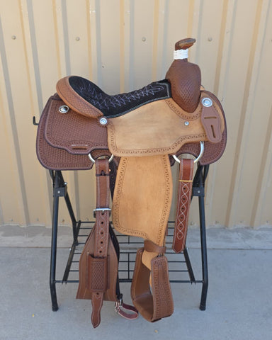#2921 14.5" Corriente Calf Roping Saddle
