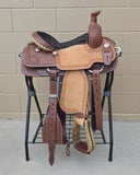 #2924 14" Corriente Team Roping Saddle