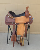 #2928 16" Corriente Team Roping Saddle