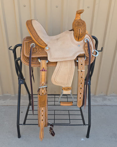 #2935 12" Corriente Youth Buckaroo Association Saddle