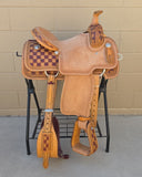 #2950 14.5" Corriente Team Roping Saddle
