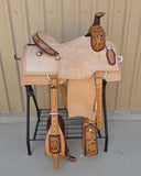 #2953 14.5" Corriente Team Roping Saddle