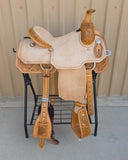 #2957 14.5" Corriente Team Roping Saddle