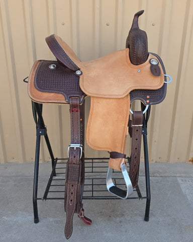 #2981 15" Corriente Trail HP3 Barrel Saddle