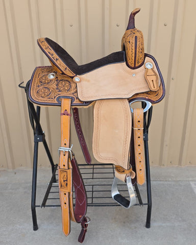 #2986 15" Corriente High Profile (HP3) Barrel Saddle