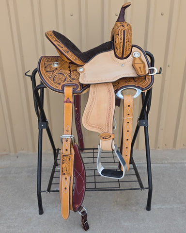 #2987 12" Corriente High Profile (HP3) Barrel Saddle