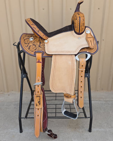 #2989 14" Corriente High Profile (HP3) Barrel Saddle