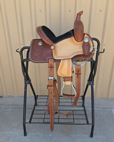 #3001 10" Corriente Youth Kids Barrel Saddle