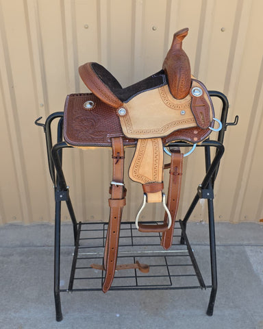 #3002 10" Corriente Youth Kids Barrel Saddle