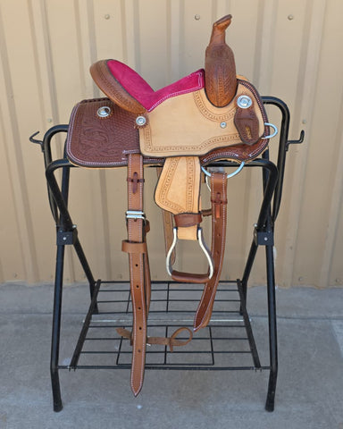 #3004 10" Corriente Youth Kids Barrel Saddle