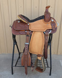 #3011 14.5" Corriente Team Roping Saddle