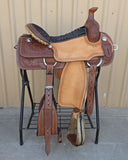 #3014 16" Corriente Team Roping Saddle