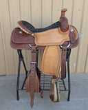 #3015 17" Corriente Team Roping Saddle