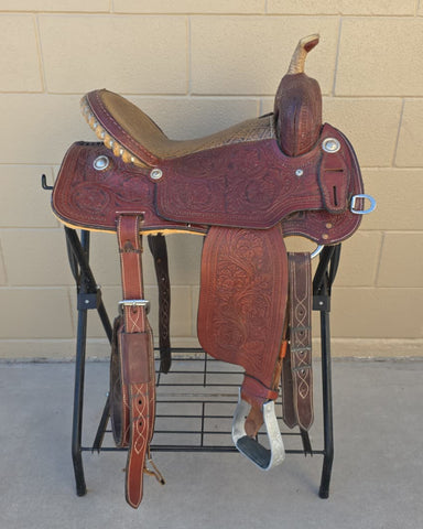 #3022 15.5"  USED Corriente Barrel Saddle